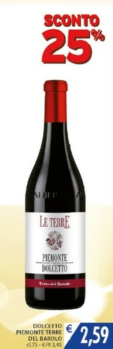 Terre Del Barolo Dolcetto Piemonte