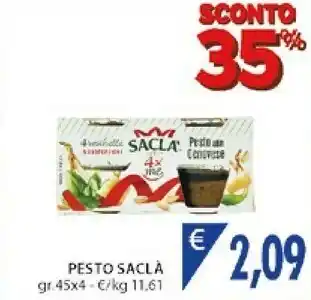 Mercatò Saclà Pesto offerta
