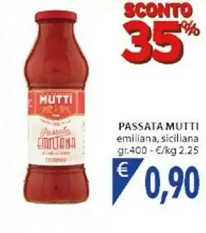 Mercatò Mutti Passata offerta