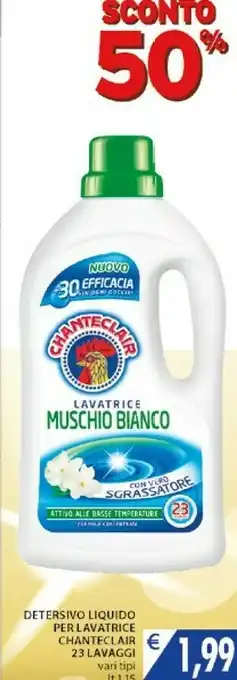 Mercatò Chanteclair Detersivo Liquido Per Lavatrice offerta