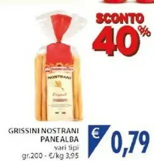 Mercatò Panealba Nostrani Con Farina 100% Integrale 200 G(ml) offerta