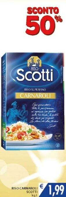 Mercatò Riso Scotti - Riso Carnaroli offerta