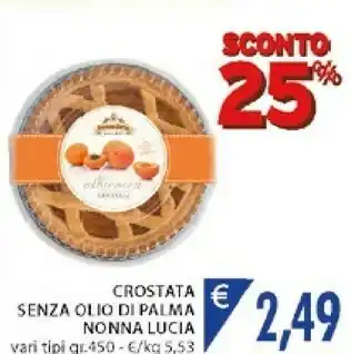 Mercatò Nonna Lucia - Albicocca Crostata Senza Olio Di Palma 450 G(ml) offerta