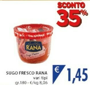 Mercatò Rana Sugo Fresco offerta