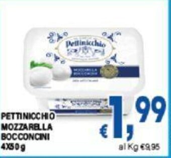 DEM PETTINICCHIO MOZZARELLA BOCCONCINI 4x50 g offerta