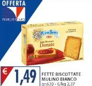 Mercatò Local Mulino Bianco Fette Biscottate Le Integrali offerta