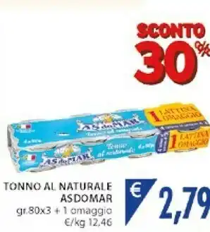 Asdomar Tonno Al Naturale 80 G(ml)