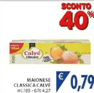 Mercatò Local Calvè Classica Formato Più Grande 185 G(ml) offerta