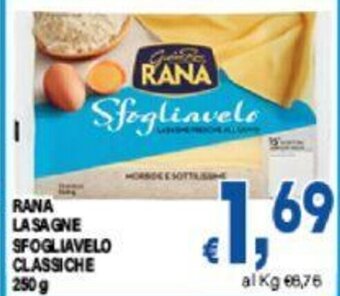 DEM RANA LASAGNE SFOGLIAVELO CLASSICHE 250 g offerta