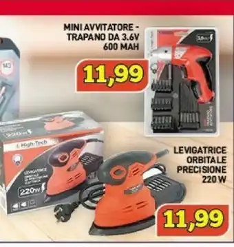 High Tech Mini Avvitatore Trapano Da 3.6V