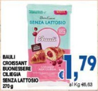 DEM BAULI CROISSANT BUONESSERE CILIEGIA SENZA LATTOSIO 270g offerta