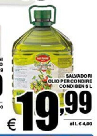 DEM SALVADORI OLIO PER CONDIRE CONDIBEN 6 L offerta