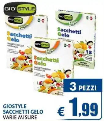 Giostyle Sacchetti Gelo