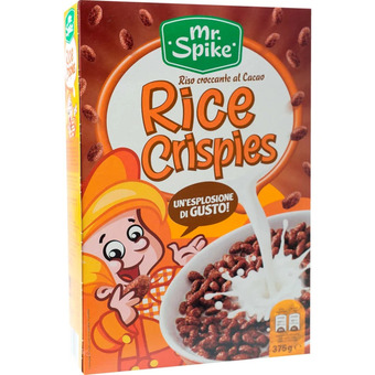 Qui Discount Riso soffiato al cioccolato mr.spike 375 gr offerta