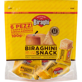 Qui Discount Biraghini snack 100 gr offerta