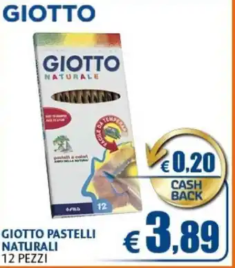 Giotto Pastelli Naturali 12 pezzi