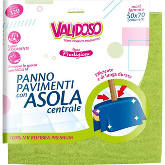 Qui Discount Panno microfibra pavimenti con asola 50x70 prodigiosa offerta