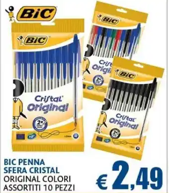 Bic Penna Sfera Cristal 10 pezzi