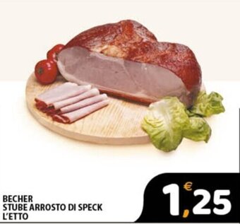Premium Supermercati BECHER STUBE ARROSTO DI SPECK L'ETTO offerta