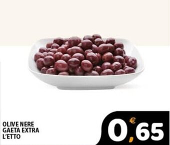 Premium Supermercati OLIVE NERE GAETA EXTRA L'ETTO offerta