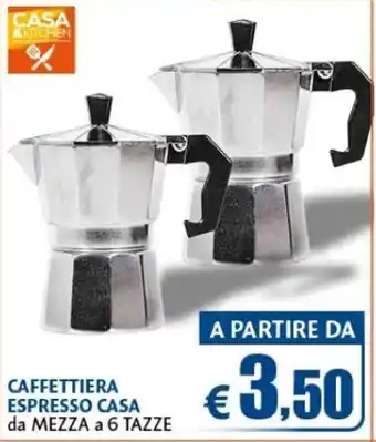 Casa & Co Caffettiera Espresso Casa offerta