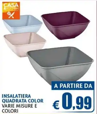 Insalatiera Quadrata Color
