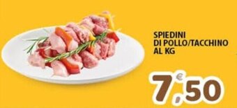 Premium Supermercati SPIEDINI DI POLLO TACCHINO AL KG offerta