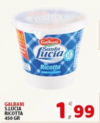 Premium Supermercati GALBANI S.LUCIA RICOTTA 450 GR offerta