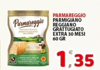 PARMAREGGIO PARMIGIANO REGGIANO GRATTUGIATO EXTRA 30 MESI 60 GR