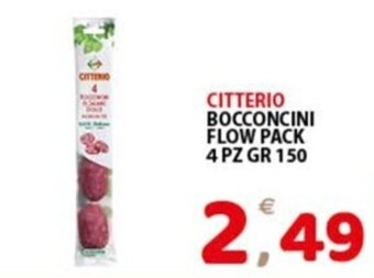 Premium Supermercati CITTERIO BOCCONCINI FLOW PACK 4 PZ GR 150 offerta