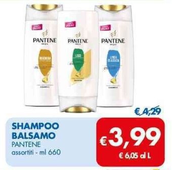 SHAMPOO BALSAMO PANTENE assortiti - ml 660
