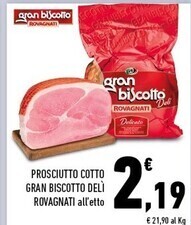 Rovagnati prosciutto cotto gran biscotto deli