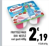 Conad Margherita Nestlè fruttolo maxi duo offerta