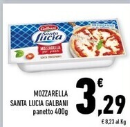 Conad Margherita Galbani mozzarella santa lucia offerta
