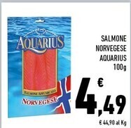 Conad Margherita Aquarius salmone norvegese offerta