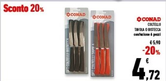 Conad Superstore Conad coltello tavola o bistecca offerta