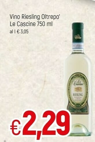 Famila Le cascine Vino Riesling Oltrepo offerta