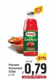Paghi Poco Star passata pummarò offerta