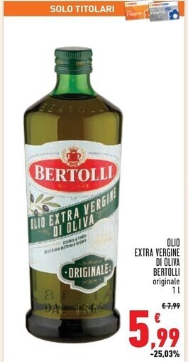 Conad Superstore Bertolli olio extra vergine di oliva offerta