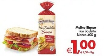 Gourmet Déco Mulino bianco pan bauletto bianco offerta