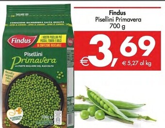 Gourmet Déco Findus pisellini primavera offerta