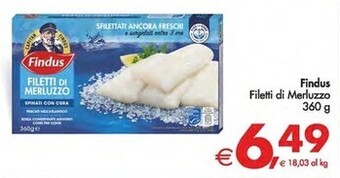 Gourmet Déco Findus filetti di merluzzo offerta