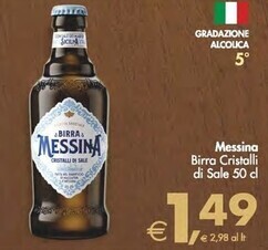 Gourmet Déco Messina birra cristalli di sale offerta