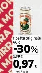Coop Moretti ricetta originale offerta