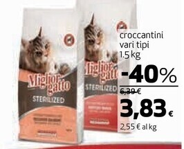 Coop Morando croccantini vari tipi offerta
