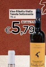 Tenuta sottomonte vino ribolla gialla