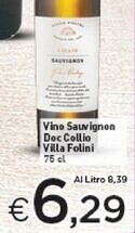 Crai Villa folini vino sauvignon doc collio offerta