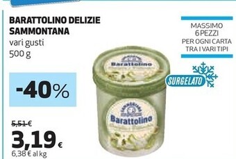 Coop Sammontana barattolino delizie offerta