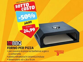 ALDI BBQ FORNO PER PIZZA offerta
