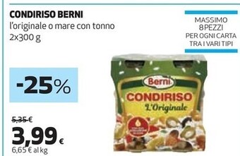 Coop Berni condiriso offerta